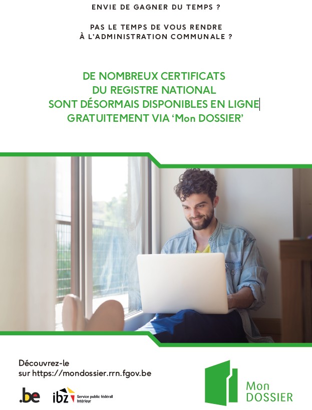 Possibilité d'imprimer les certificats du registre national